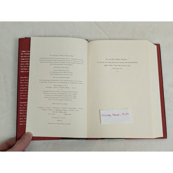 Autographed 3-Book Set by Stephenie Meyer – Twilight, New Moon, Eclipse Signed - Picture 6 of 8